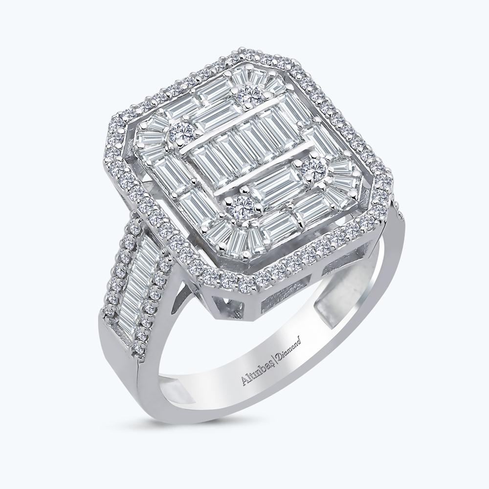 Bague Diamant Baguette