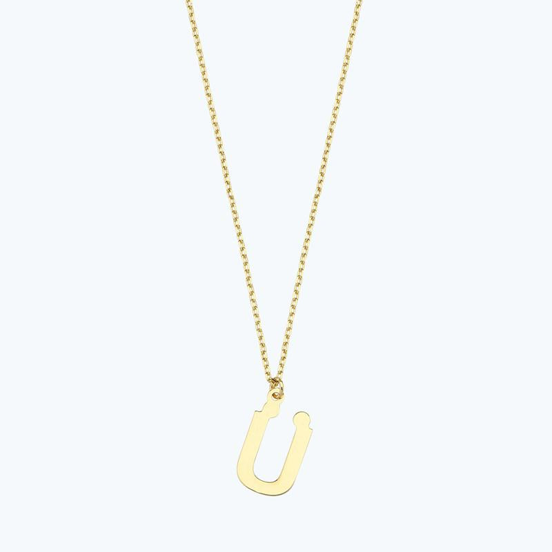 Collier Or Lettre Ü