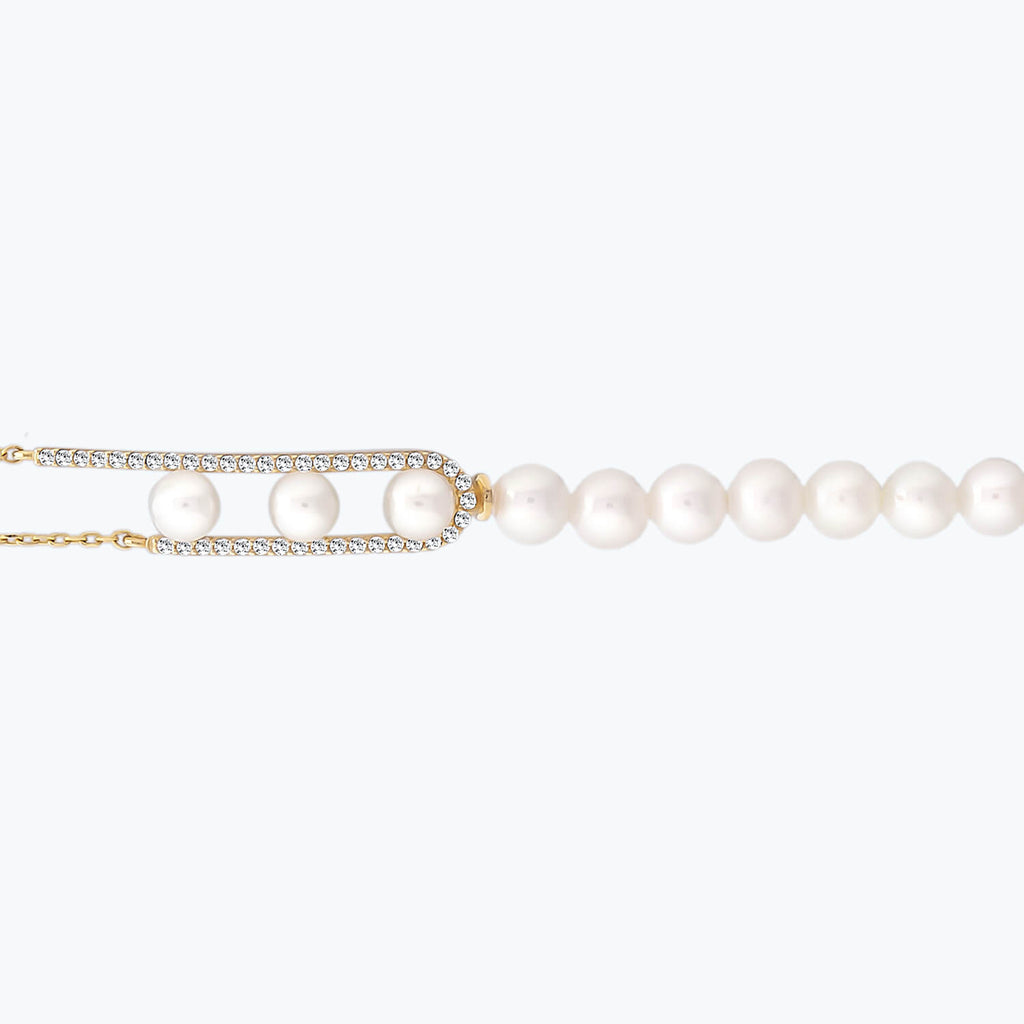 Pearl Gold Bracelet