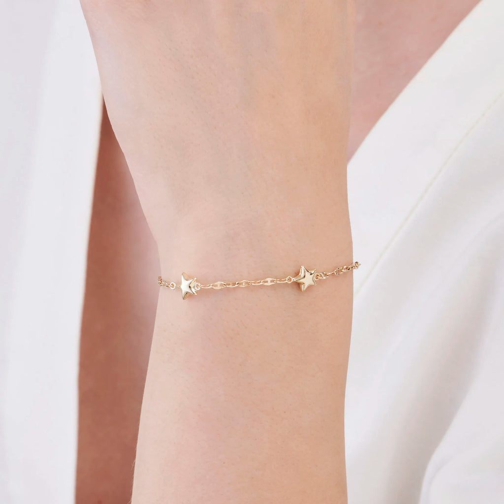 Bracelet Or Etoile