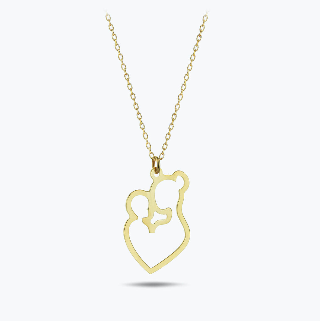 Mother Kid Gold Necklace