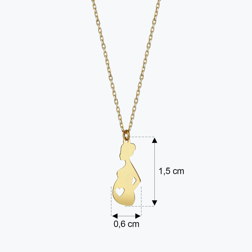 Mom To Be Gold Necklace