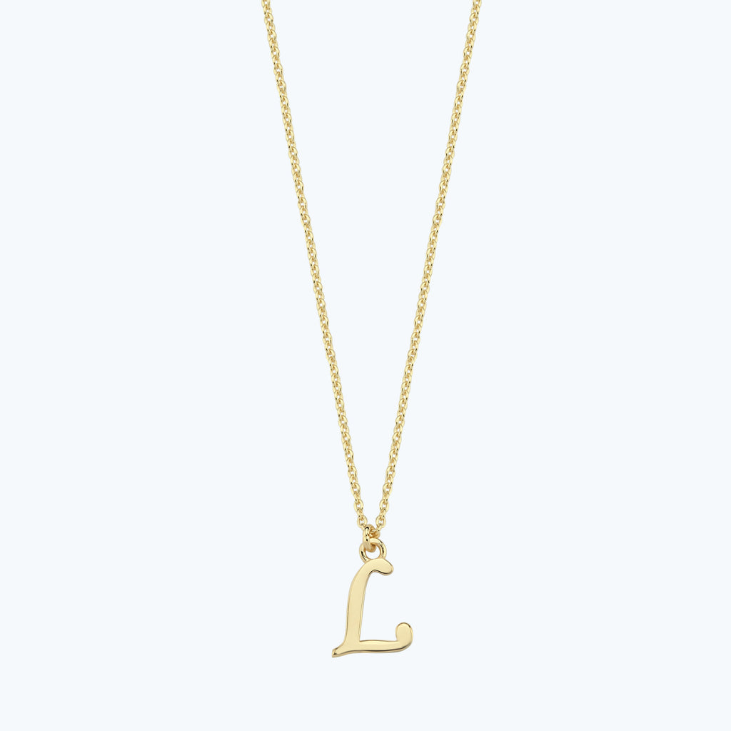 Collier Or Lettre L