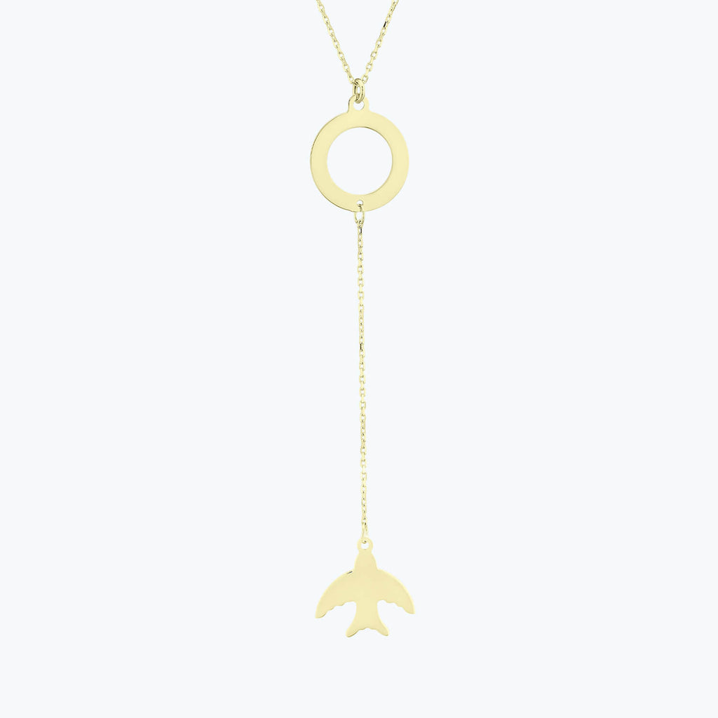 Gold Swallow Necklace