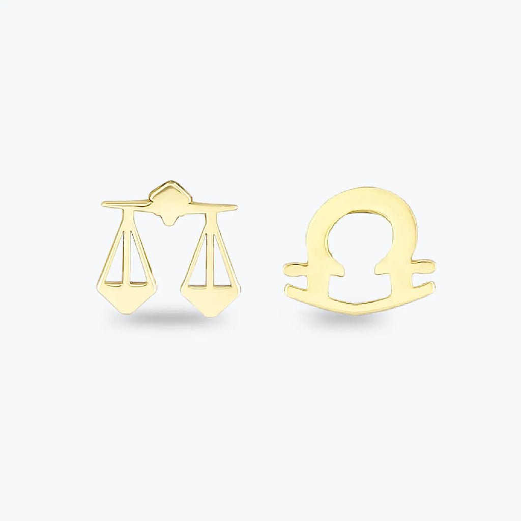 Boucles d'Oreilles Or Horoscope Balance