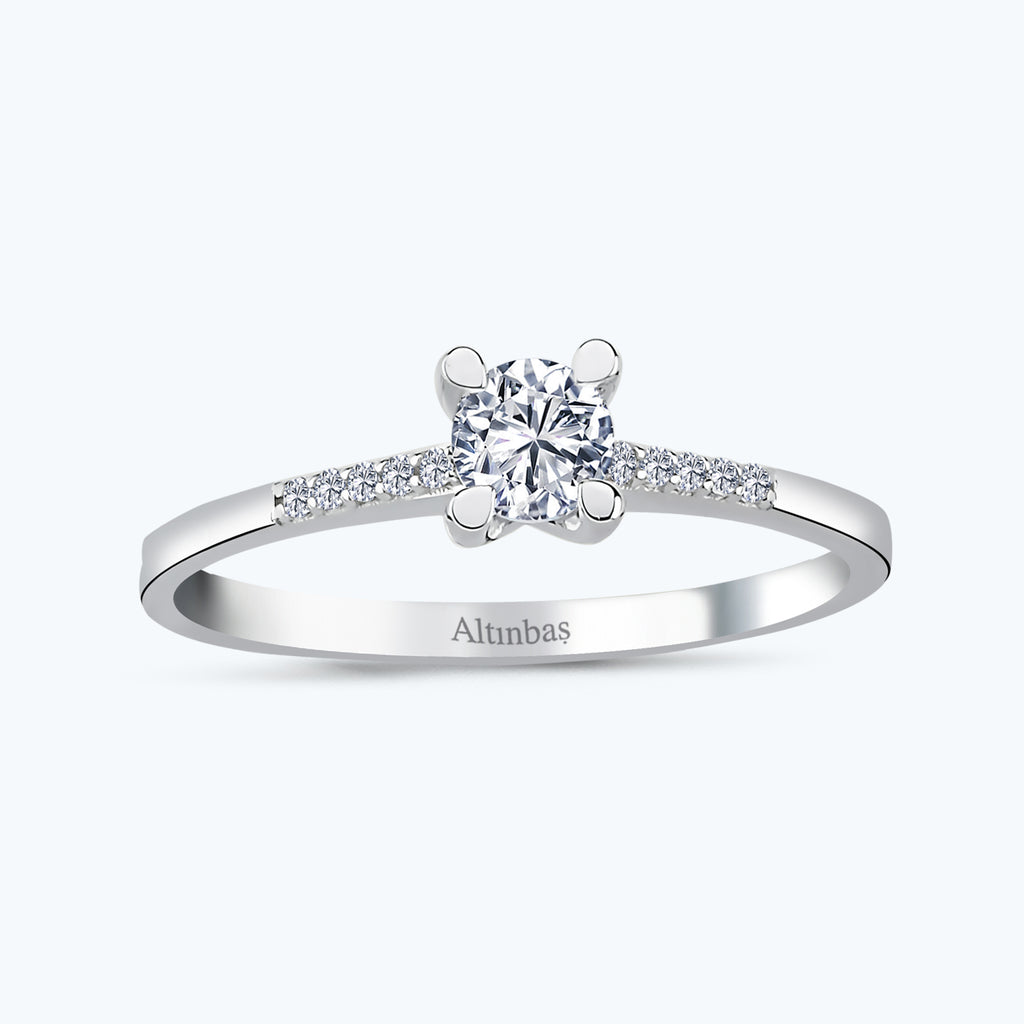 Solitaire Gold Ring