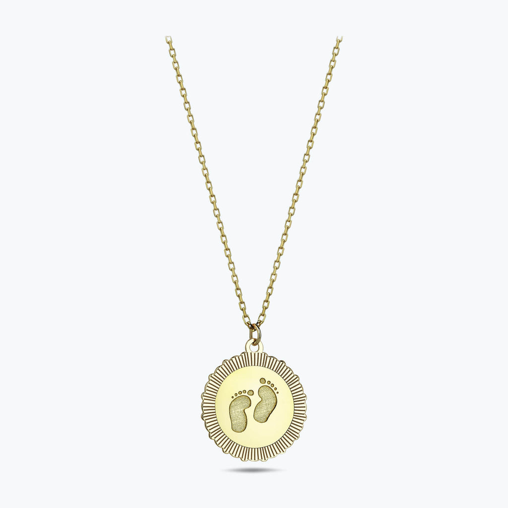 Altinbas Life Footprint Gold Necklace