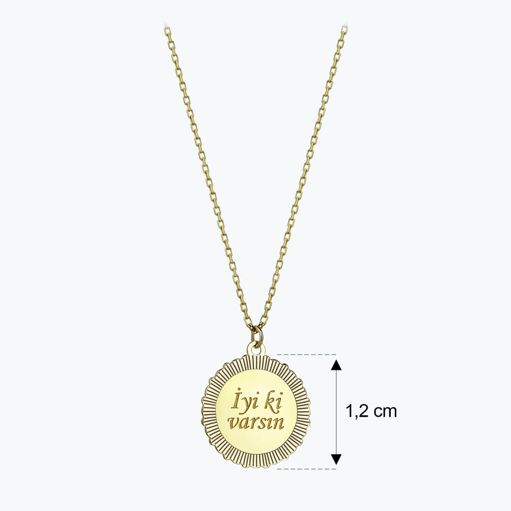 Altinbas Life İyi ki Varsın Gold Necklace