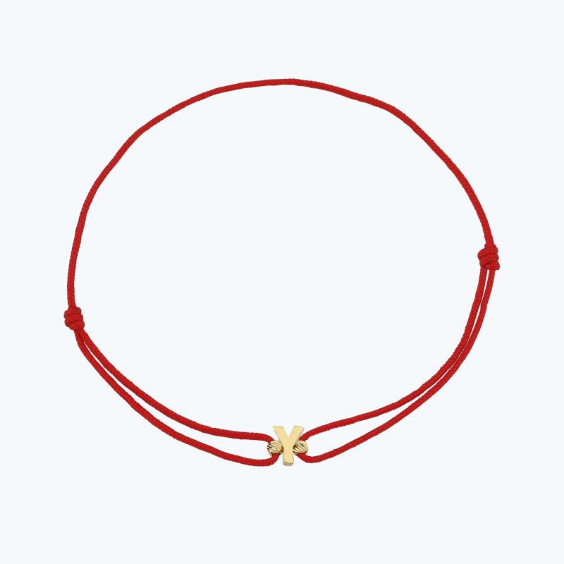 Letter Y Gold Bracelet