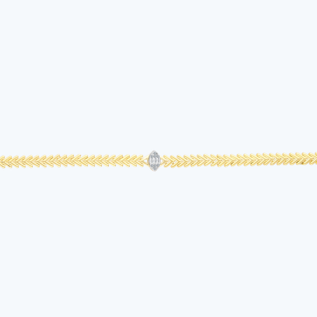 Baguette Diamantarmband