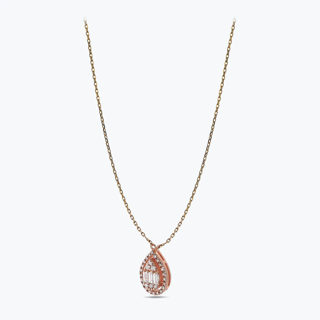 Baguette Diamond Necklace