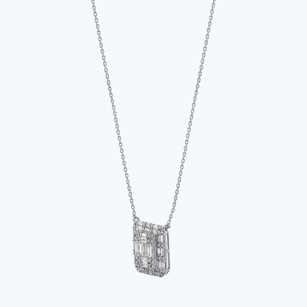 Baguette Diamantkette