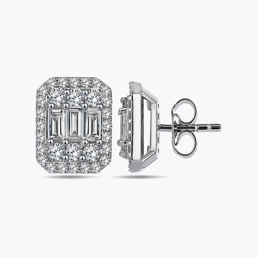 Baguette Diamond Earrings