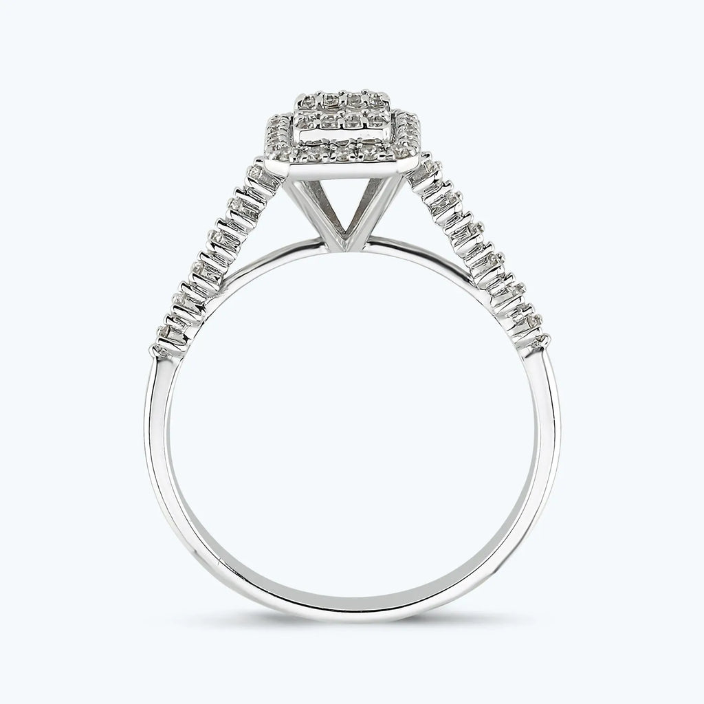 Bague Diamant Baguette