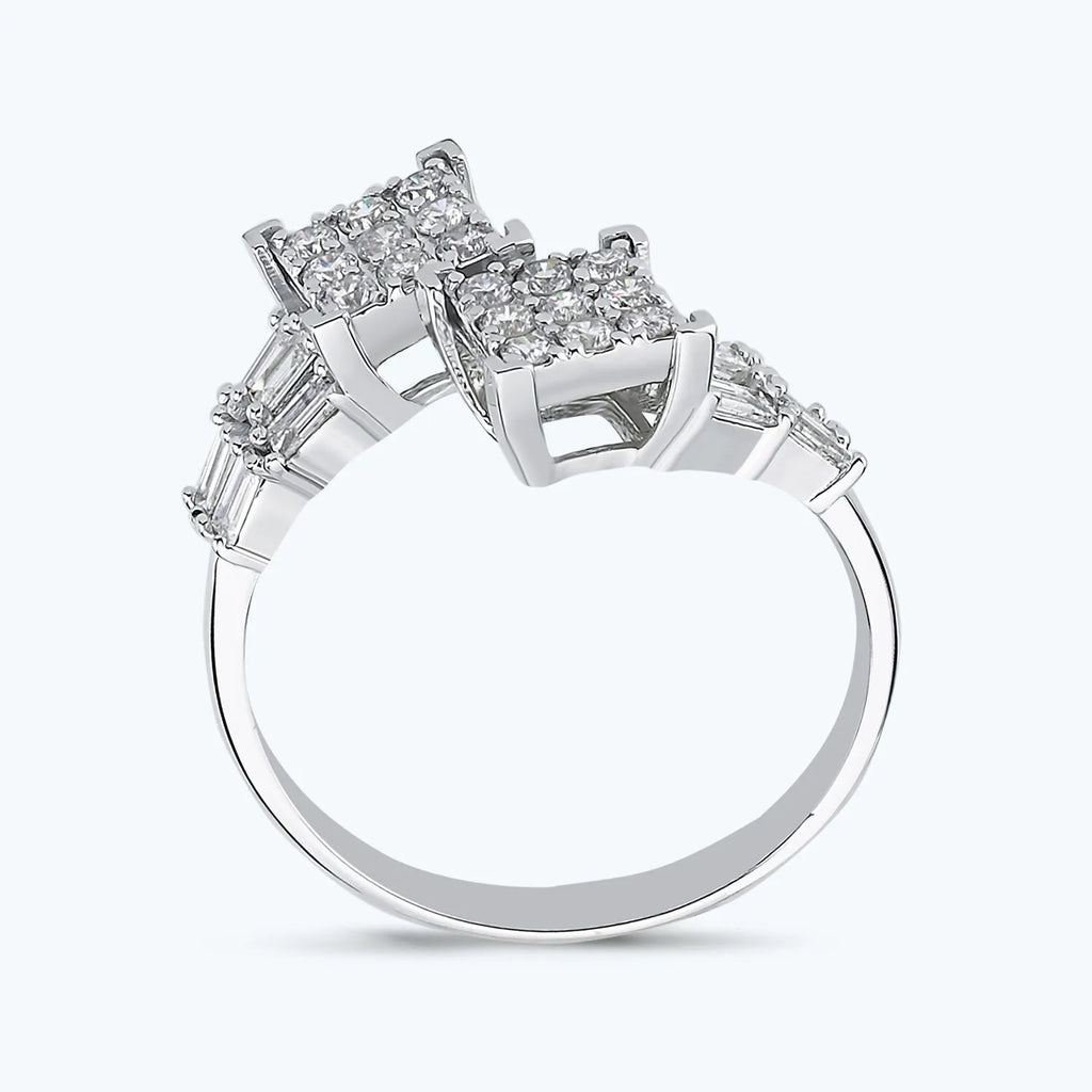 Bague Diamant Baguette