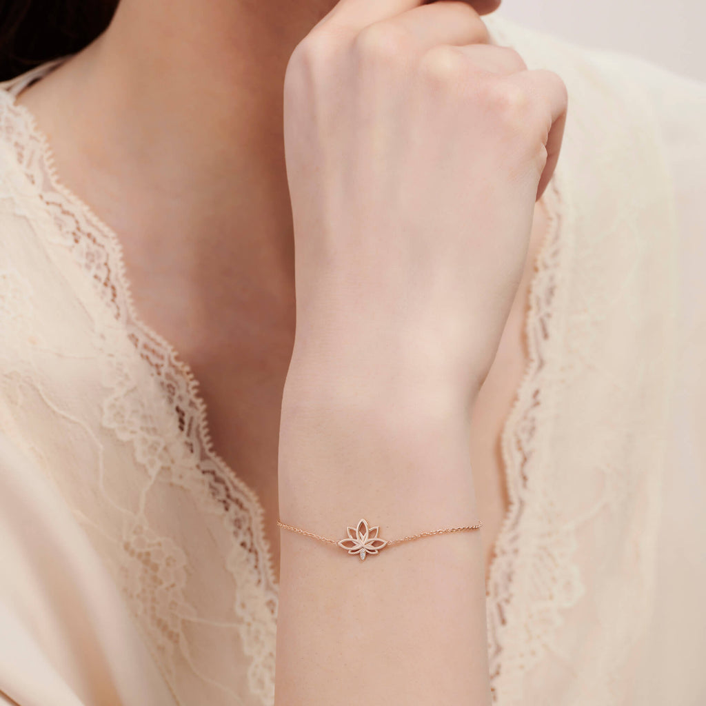 Lotus Diamantarmband