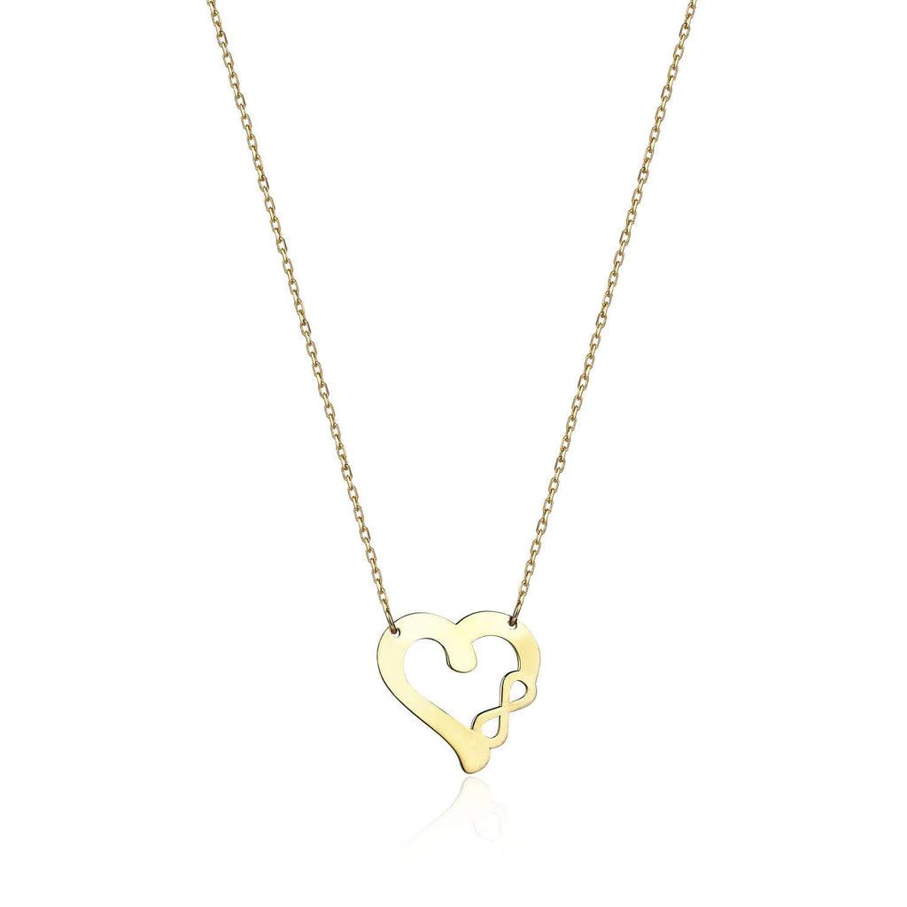 Heart Infinity Gold Necklace